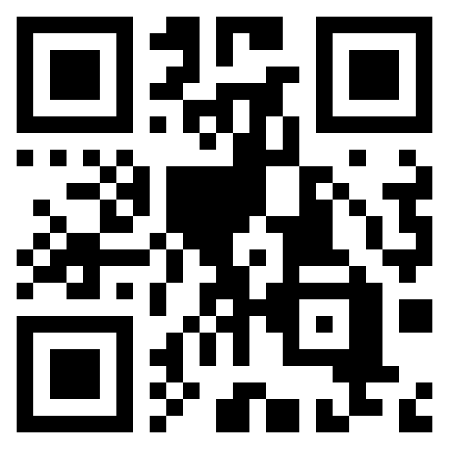 メディマップアプリをダウンロードするためのQRコード