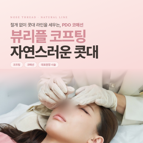 코프팅 콧대 6줄